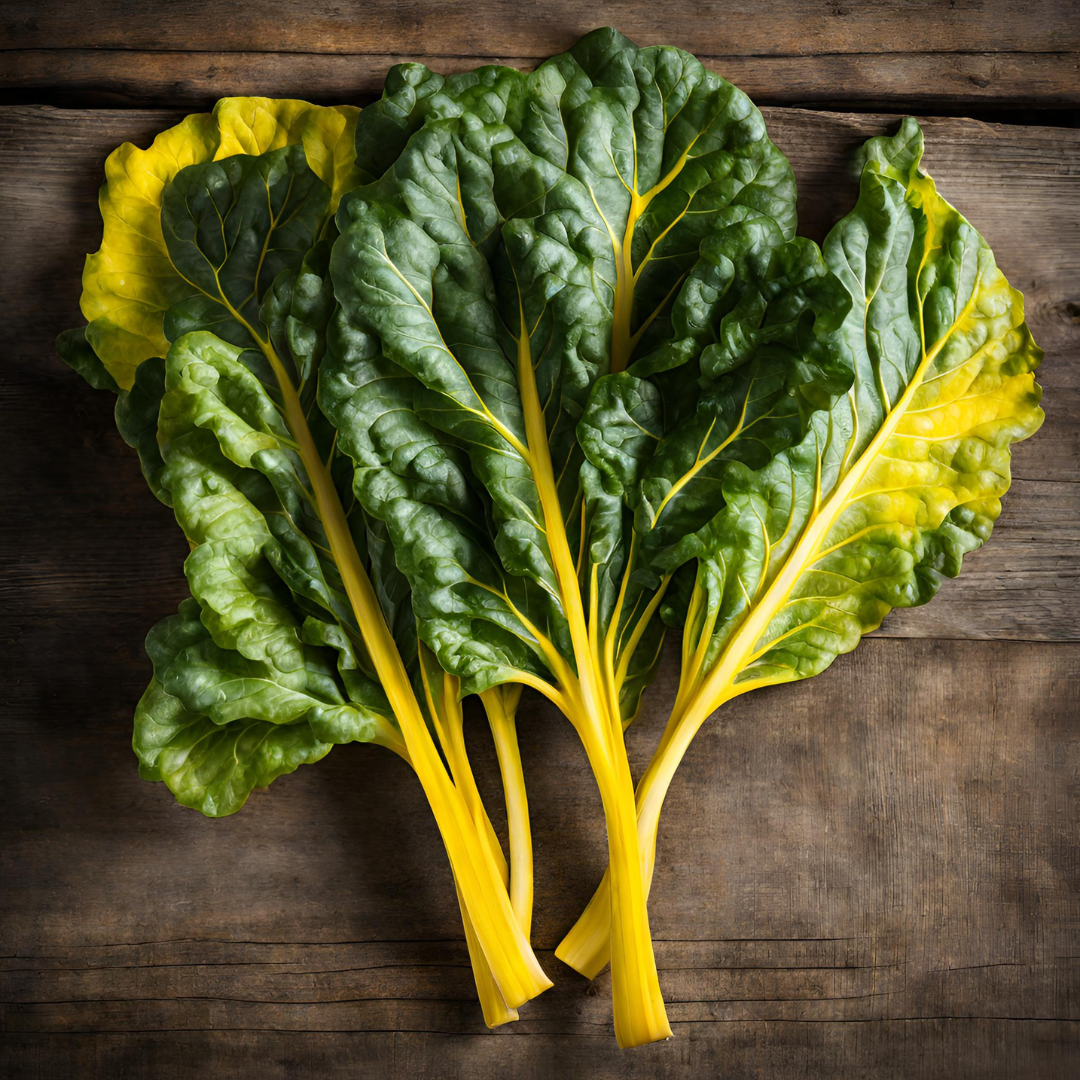Bright Yellow Swiss Chard Seeds (Beta vulgaris subsp. cicla)