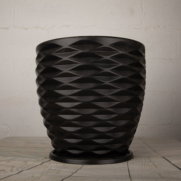 Diamond 50cm Plastic Pot