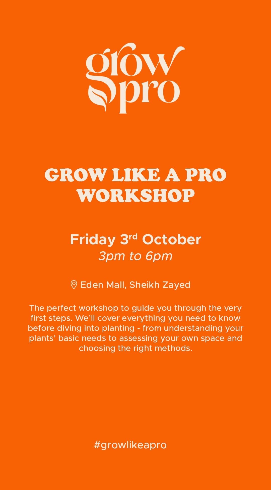 Grow Like A Pro - Beginner Gardening Workshop